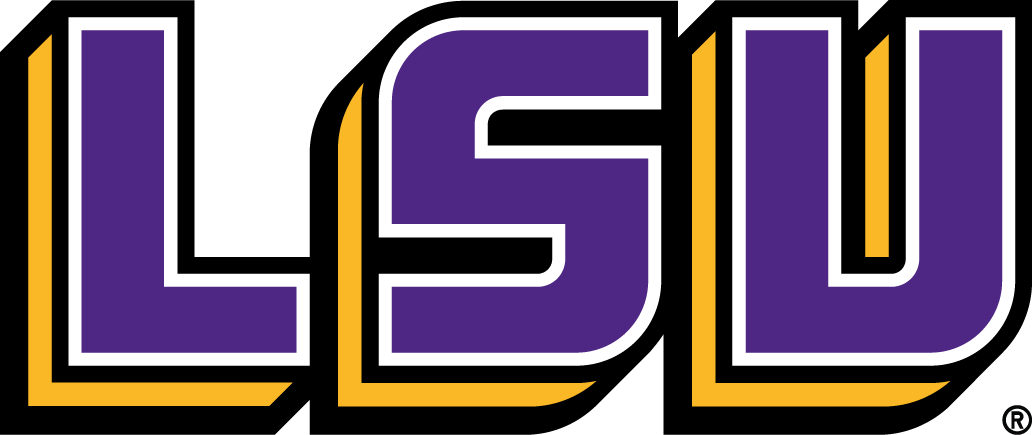 LSU Tigers 2002-Pres Wordmark Logo v3 iron on transfers for T-shirts